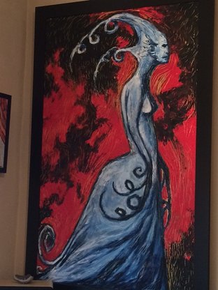 Abarat original artwork by Clive Barker