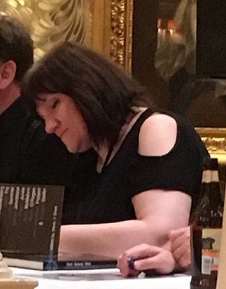 Marie O'Regan signing copies of Great British Horror #2, Dark Satanic Mills