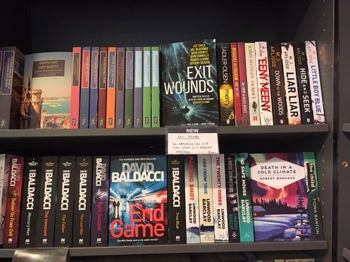 Exit Wounds in Waterstones