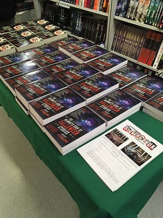 Copies of The Mammoth Book of Halloween Stories and The Mammoth Book of Vampire Stories by Women