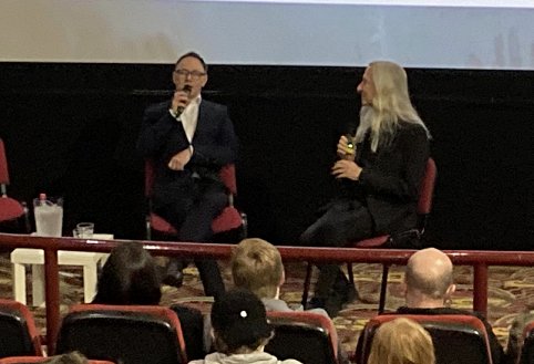 Reece Shearsmith and Mick Garris