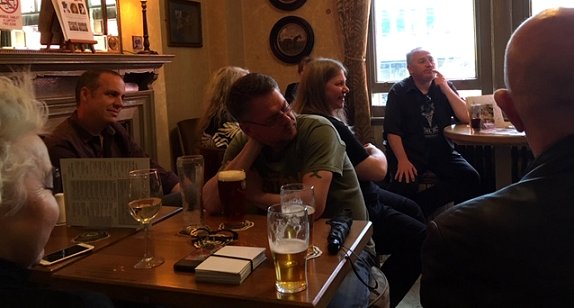 L to R: Barbie Wilde, Dan Coxon, Peter Mark May, Anna Taborska, Sean Hogan