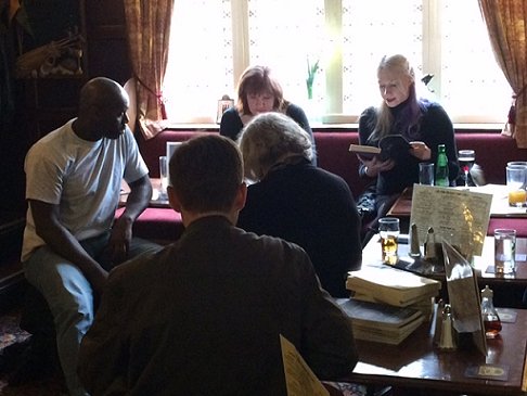 A K Benedict reading from Jonathan Dark or the Evidence of Ghosts