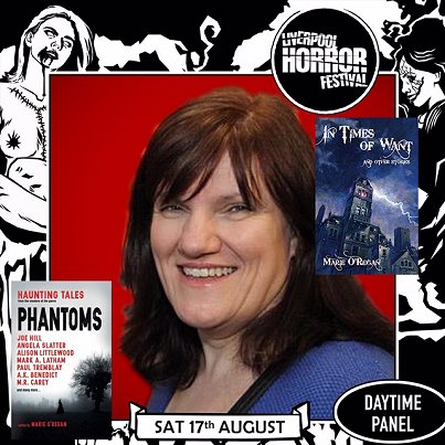 Liverpool Horror Festival advertisement, featuring Marie O'Regan