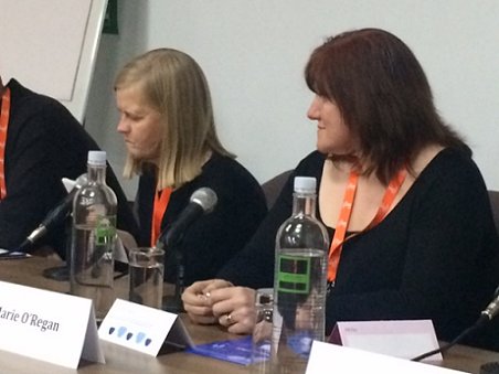 L to R: Nina Allen, Marie O'Regan