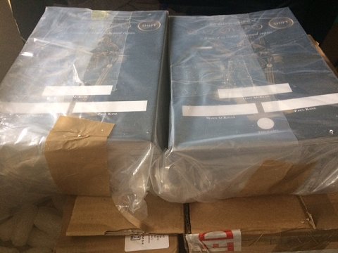 Signing Sheets for Night Shift, by Stephen King