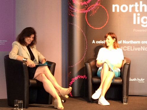 L to R: Caroline Norbury and Rachel Tunnard