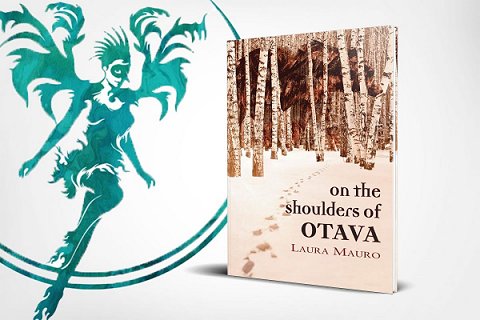 Banner image: Absinthe Books logo. Book - On the Shoulders of Otava by Laura Mauro
