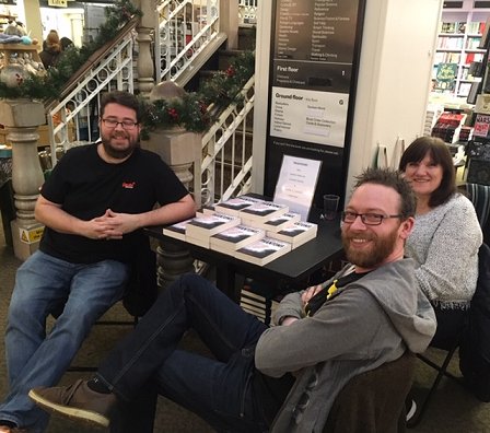 L to R: George Mann, Mark Latham and Marie O'Regan