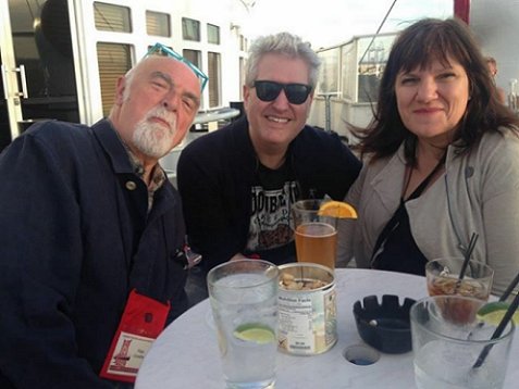 L to R: Peter Crowther, Paul Kane and Marie O'Regan