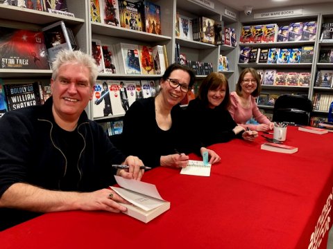 L to R: Paul Kane, Helen Grant, Marie O'Regan and Laura Purcell
