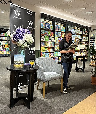 Ava Morwood reads from Until We Drown, at Waterstones Leeds