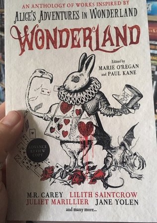Review copy of Wonderland, edited by Marie O'Regan and Paul Kane