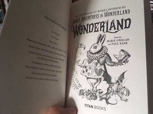 Interior art - Wonderland, edited by Marie O'Regan and Paul Kane