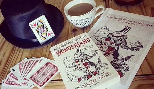Review copy of Wonderland, edited by Marie O'Regan and Paul Kane