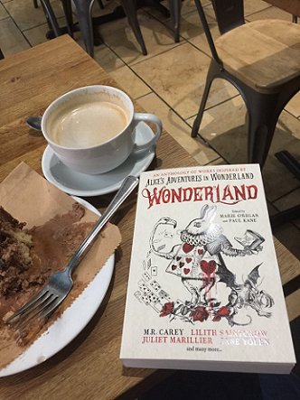 Review copy of Wonderland, edited by Marie O'Regan and Paul Kane