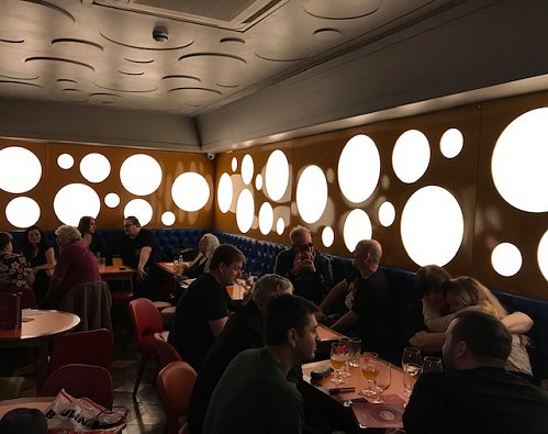 HWA Pub meet, with Robert Shearman, Steve Shaw, Tina Rath, Andy Collier, Mike Carey, Marie O'Regan, Catriona Ward