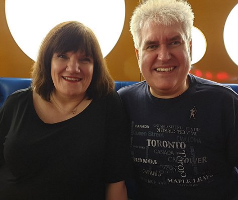 Marie O'Regan and Paul Kane